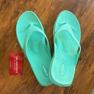 Okabashi Women's Teal Sandals